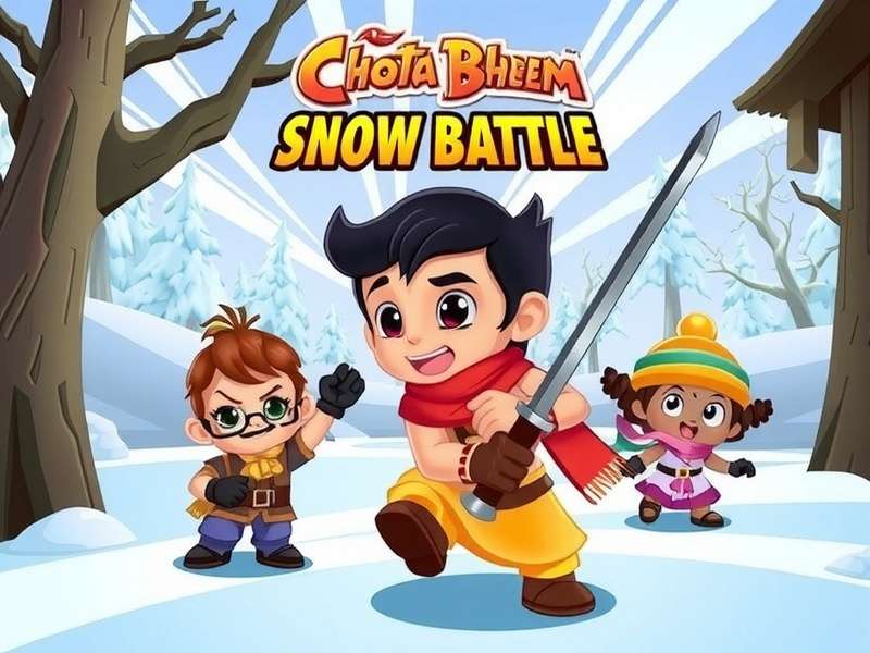 Chhota Bheem Snow Battle Game Cover